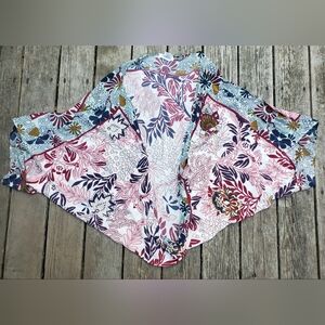 Anthropologie Cocoon Kimono Wrap • One Size• Gray Maroon Pink Navy
